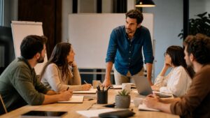 Ultra-photorealistic business finance image for A Practical Entrepreneur Leadership Plan for Real-World Businesses
