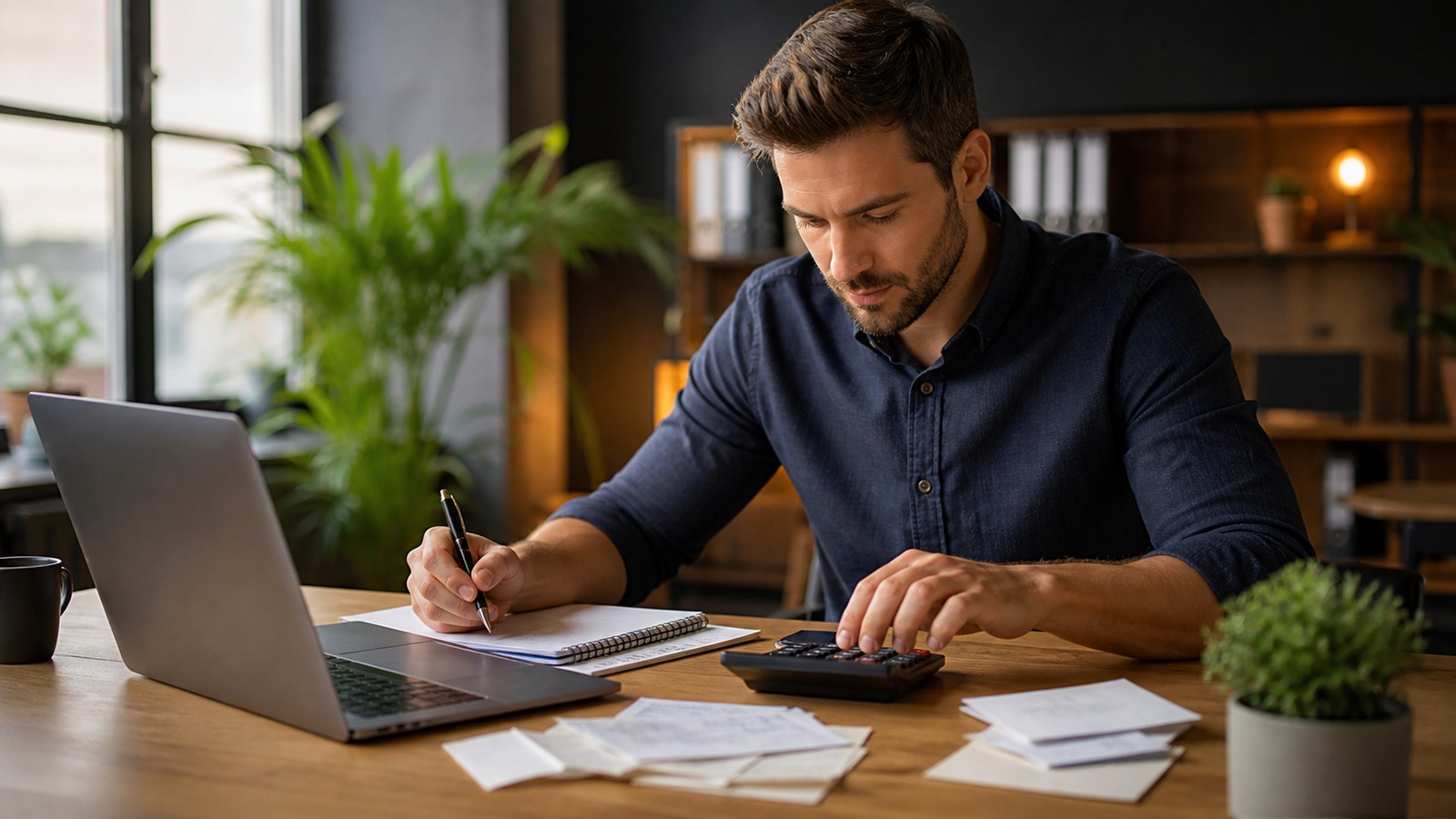 Ultra-photorealistic business finance image for How to Use Startup Budgets to Grow Profitably