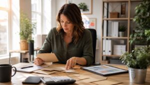 Ultra-photorealistic business finance image for Top Startup Budgets Strategies for Small Business Owners